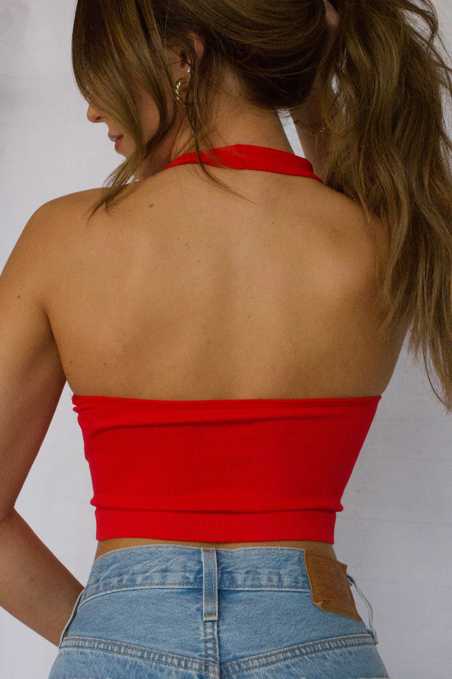 Custom Homerun Halter Top - (3 Colors Available))